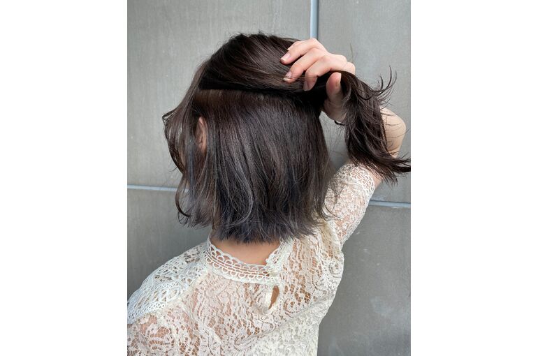 ゆうみブリーチハーフアップ